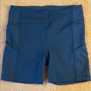 Lululemon Athletica Teal Bike Shorts
